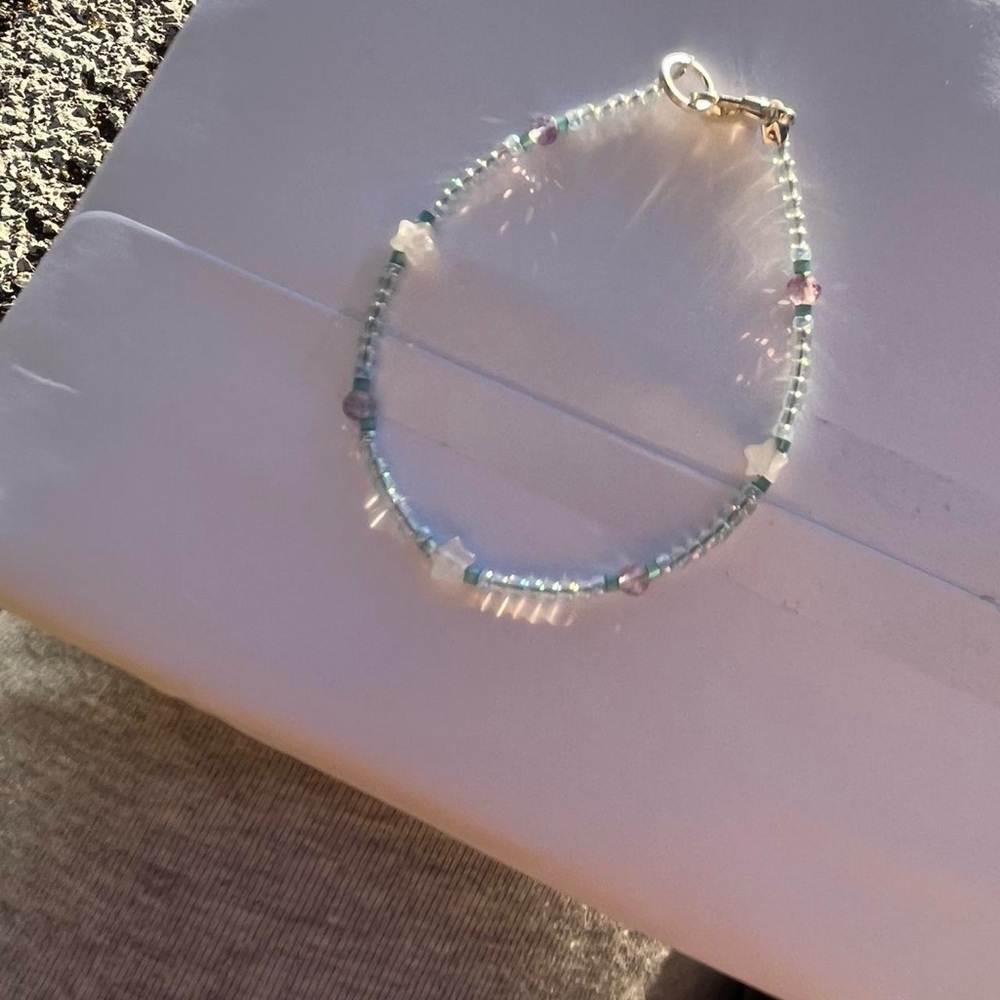 Handmade Dainty Beaded Bracelet